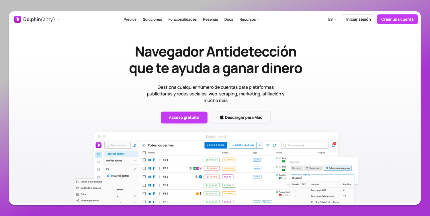 Website Dolphin Anty