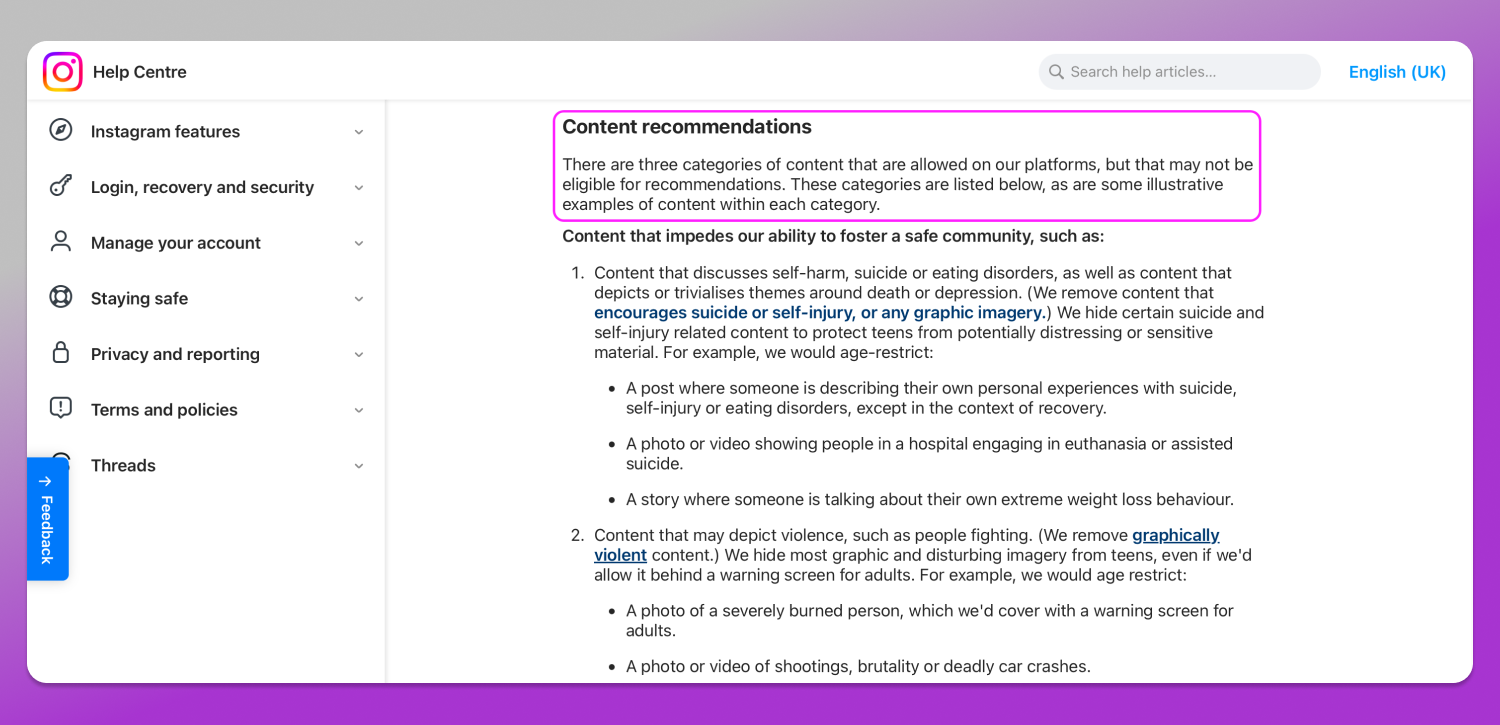 Instagram Guidelines Dolphin Anty