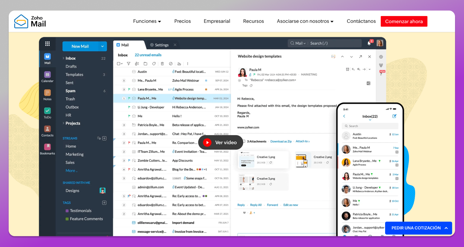 Zoho Mail Dolphin Anty