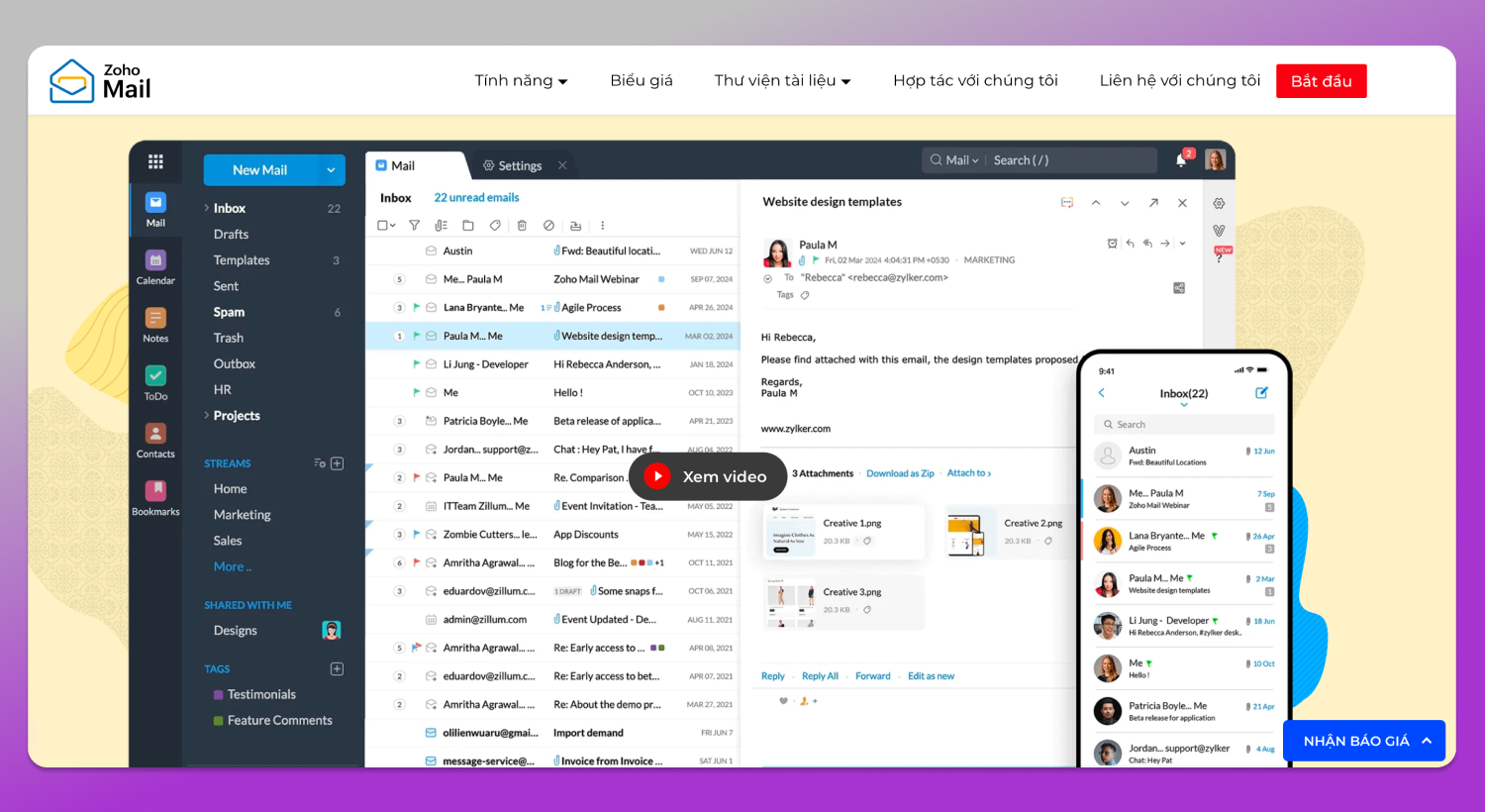 Zoho Mail Dolphin Anty