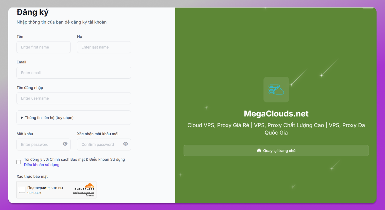 MegaClouds Registration Dolphin Anty