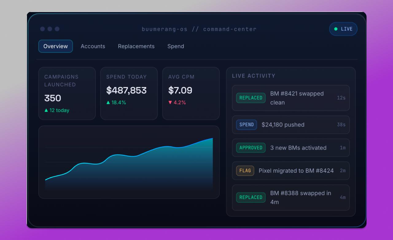 Buumerang Dashboard Dolphin Anty