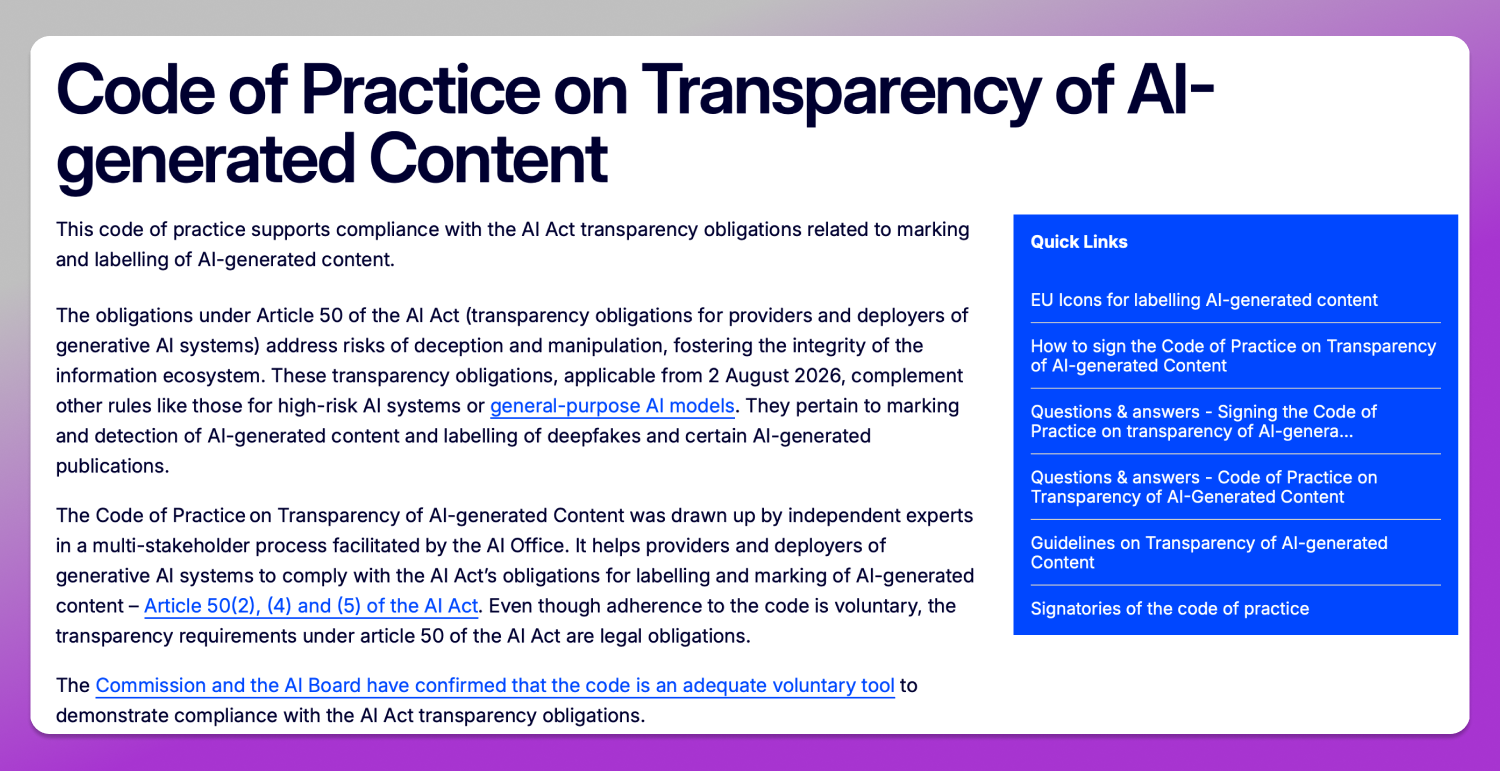 EU Code of Practice Dolphin Anty