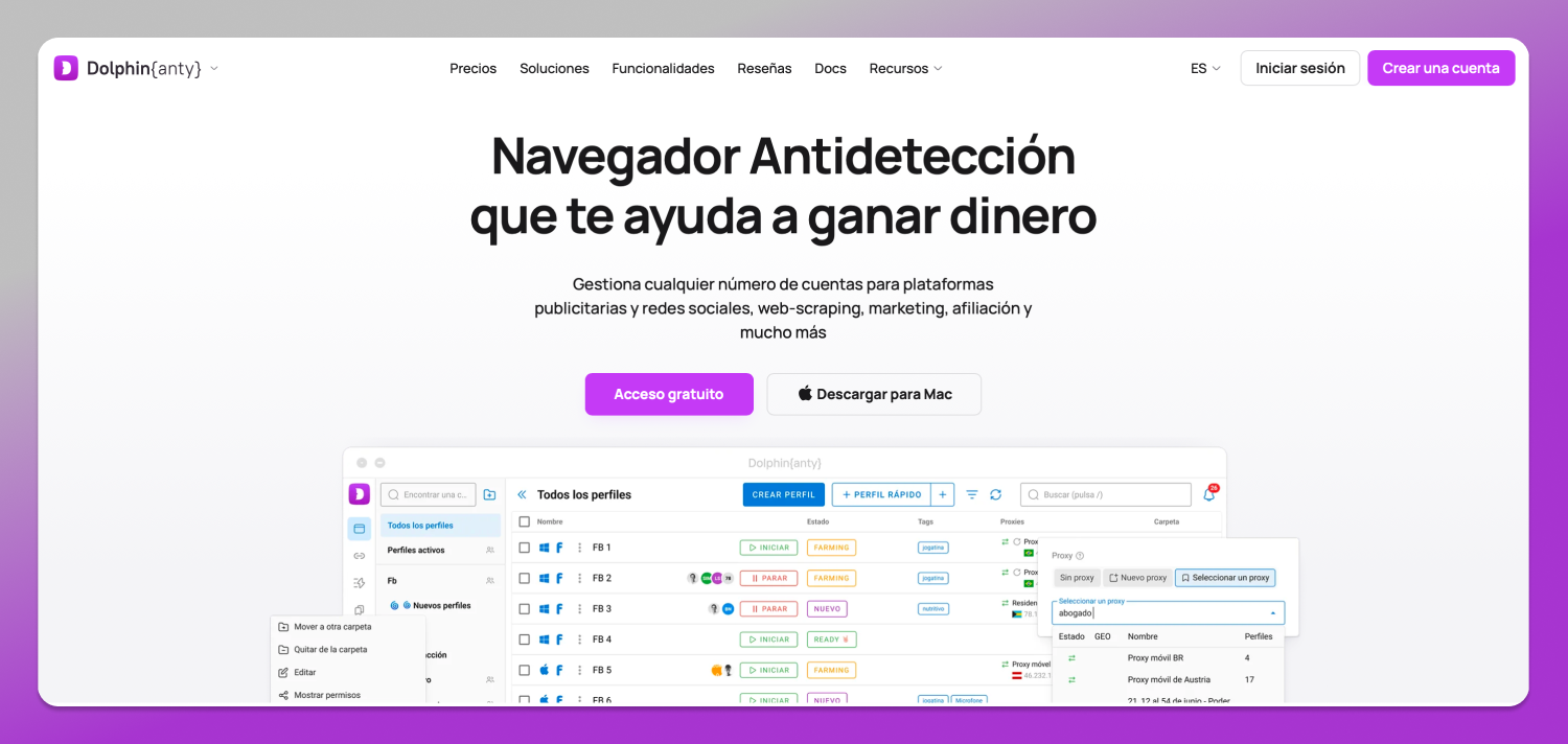 Website Dolphin Anty